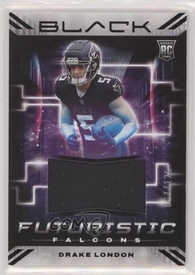 2022 Panini Black Futuristic 67/125 Drake London #FUT-DLO Rookie RC h3a