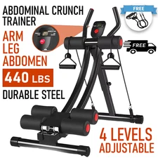Abdominal Exercise Machine Ab Cruncher Trainer Body Shaper Gym Equipment Trainer