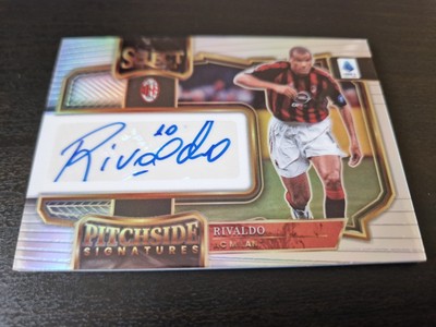 Rivaldo 2022-23 Panini Select Serie A Football Autograph Card Silver