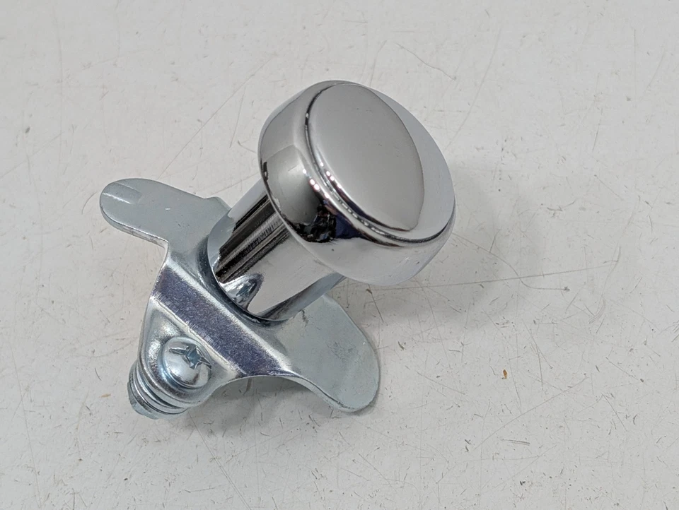 PERILLA DE DIRECCIÓN SUICIDA ACCESORIO CROMADO VINTAGE - Tractor, Rat Rod Hot Rod Usado Foto 2 de 4