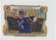 2014 Bowman Chrome Mini Gold Die-Cut Wave Refractor 8/50 Kyle Zimmer #MC-KZ 6ja