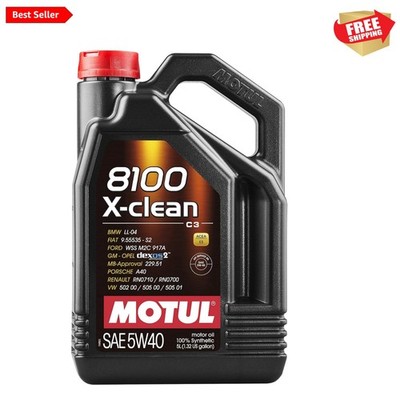 High-Performance 8100 X-Clean 5W-40 Synthetic Oil - 5L for Turbocharged Engines