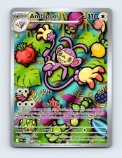 NM Ambipom 107/094 ME02: Phantasmal Flames Illustration Rare Pokemon Card