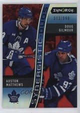 2023 Synergy Synergistic Duos Star-Legend Red Auston Matthews Doug Gilmour 12g7