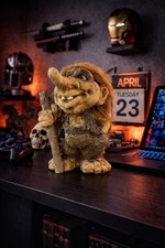 Statuina Troll Norvegese Vintage - Stile Ny Form - Artigianale Norway Folk