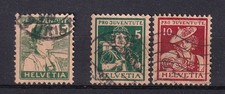 Schweiz, Pro Juventute Nr. 128, 131 und 132 , gute Qualität