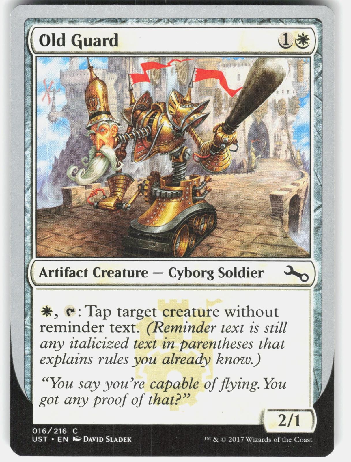 Old Guard 16 Common Unstable Magic: The Gathering Lightly Played
