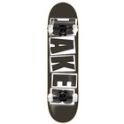 BAKER Skateboard Complete LOGO BLACK/WHITE 8.125" Black trucks ASSEMBLED