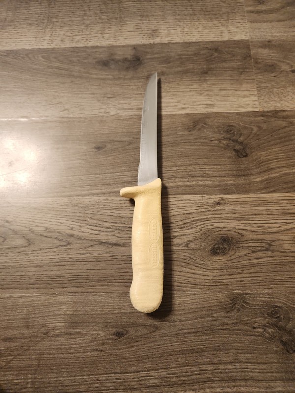 DEXTER RUSSELL S136 SANI-SAFE 6 INCH HEAVY DUTY LINE KNIFE WHITE 5 in HANDLE