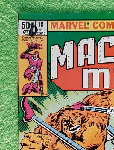 MACHINE MAN #18 FN Duty Free NEWSSSTAND key tied to X-men #140 RD8313 - Picture 5 of 15
