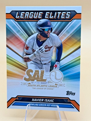 2025 Topps Pro Debut - League Elites Xavier Isaac #LE-8 Tampa Bay Rays