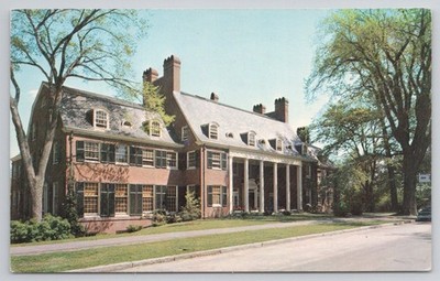 Andover Inn Phillips Academy Andover MA Plastichrome Postcard