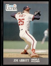 1991 Ultra #43 Jim Abbott Baseball Card 1003E