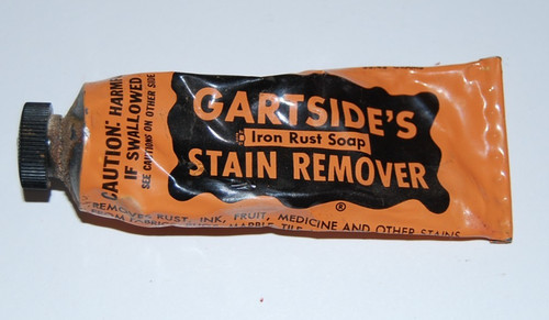 Vtg Gartside's Stain Remover tube Philadelphia Pa Gartside 40e