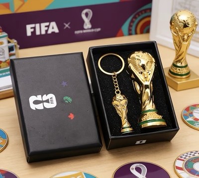 FIFA 2026 Mini World Cup Soccer Keychain 2 Piece Set