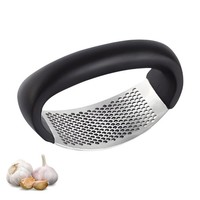 PARENCE.- Edelstahl Knoblauchpresse Kompakt Ergonomisch 10.5X5Cm