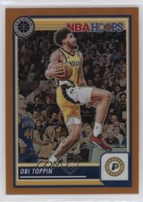 2023-24 Panini NBA Hoops Premium Stock Orange Prizm 209/299 Obi Toppin #46 1c8t