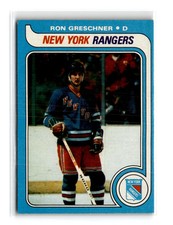 Hockey sports Topps 1979-80 Topps #78 Ron Greschner New York Rangers