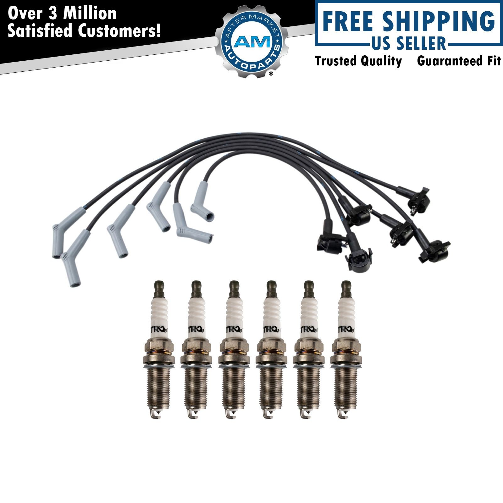 Ignition Kit Spark Plug  Wire Set For Ford Taurus V6 3.0L