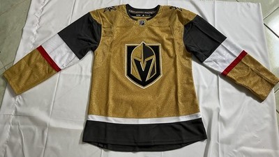Adidas Las Vegas Golden Knights Authentic Primegreen Jersey Sz 44