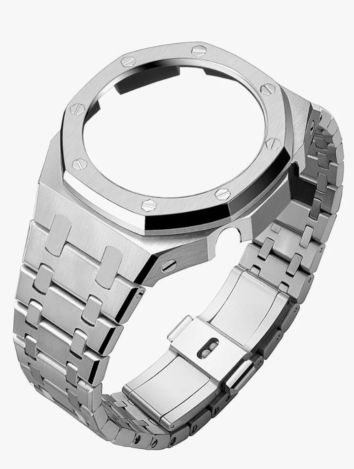 G-Shock GA2100-7A Metal Band Mod (Juego completo con enlaces adicionales, banda original) Foto 3 de 3