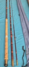 A VINTAGE LINDLOP 14FT FLOAT ROD WHOLE CANE SPLICED SPLITCANE TIP QUITE SCARCE
