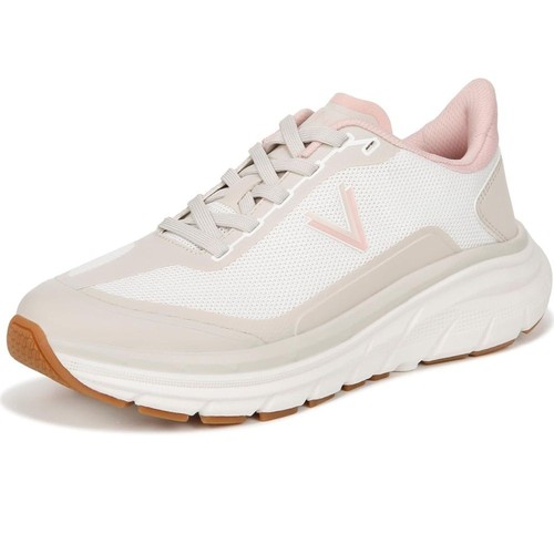 Vionic Women’s Walk Max Slip On Womens Comfort Sneaker Cream Sz US 10 LN