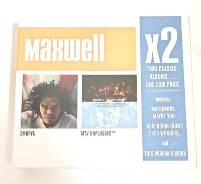 X2: Embrya / Maxwell MTV Unplugged by Maxwell (CD, 2011)