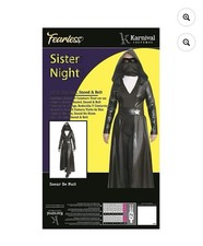 Ninja Costume with Hood for Adults Women Halloween Party, Leather Sister Night