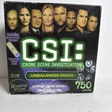 CSI Crime Scene Investigation Unbalanced Death 750 Piece Jigsaw Puzzle