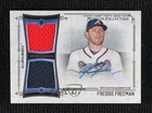 2015 Topps Museum Collection Dual Relic Auto 21/75 Freddie Freeman #SSD-FF