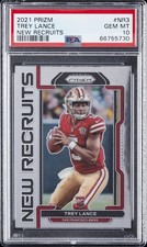 2021 PANINI PRIZM NEW RECRUITS #NR3 TREY LANCE PSA 10