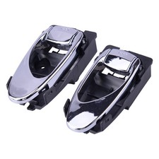 Left & Right Inside Door Handle Silver Chrome For Daewoo Leganza 1997-2002 pa