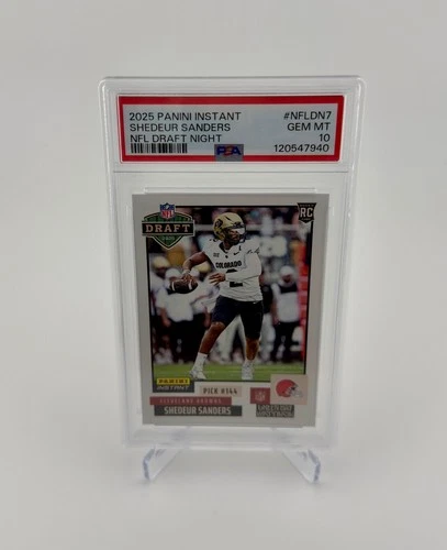 2025 Panini Instant Nfl Draft Night - Shedeur Sanders #NFLDN-7 /6285 (RC) PSA 10