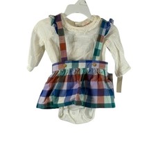 Cat  Jack Baby Two Piece Set, One Piece  Suspender Skirt, Size 3-6 mo, NWT