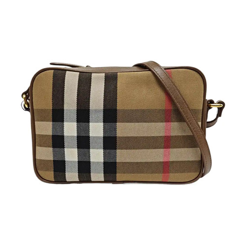 BURBERRY Crossbody bags Cloth Camel Free Shipping | Duties Paid