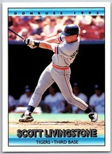 ⚾ 1992 Donruss Scott Livingstone RC #675 Detroit Tigers Rookie Card. rookie card picture