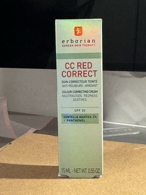 Erborian Cc Creme Red Correct Korrektor Pflege getönt Anti Rötung