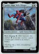 Spider-Man, Web-Slinger 16 Marvel's Spider-Man Common Foil NM Magic MTG