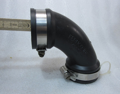 Fernco  Bogen 50 mm (2'')   90° Gummibogen Flex Fitting Rohrverbinder