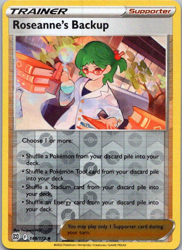 Roseanne's Backup Uncommon SWSH09: Brilliant Stars 148/172 NM