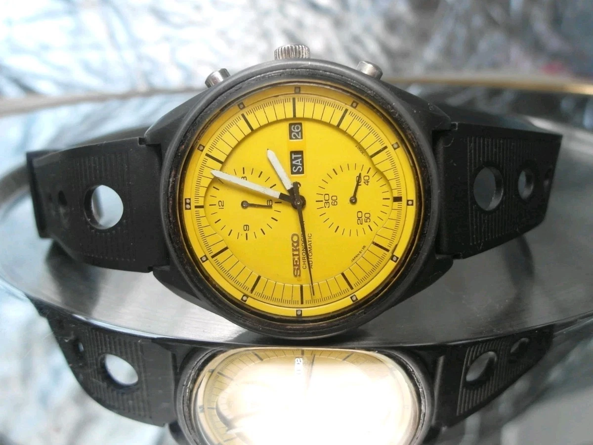 Seiko 6138-3002 "Jumbo" Chronograph Yellow Unikat - Top! 