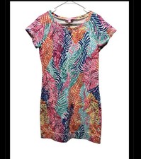 Lilly Pulitzer Women's Size Small Tammy French Terry Electric Feel Print Dress