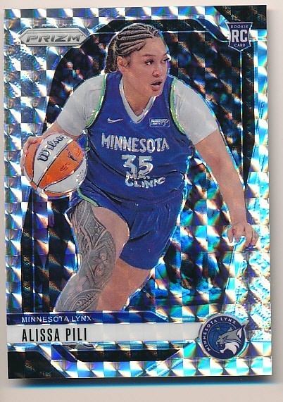 ALISSA PILI 2024 PANINI PRIZM SILVER MOSAIC #83 RC ROOKIE #1/3 MINT WNBA
