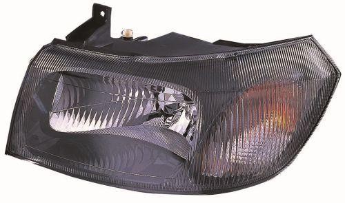ABAKUS Left Headlight 431-1147L-LDEM2 for Ford, H4, Black Housing