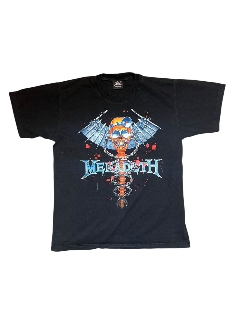 Vintage Megadeth Double Sided Graphic Tee Dr Vic 90s Shirt