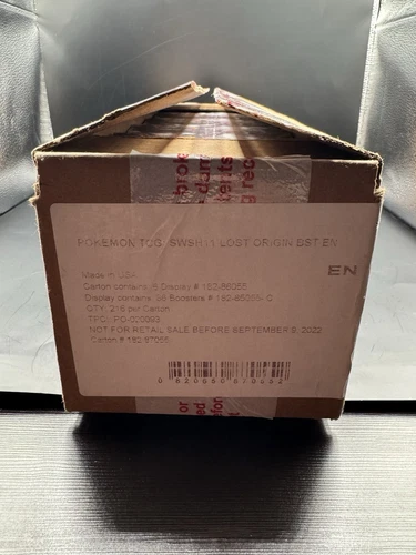 Pokémon Sword & Shield Lost Origin Booster Box Open Case- 6 Sealed Booster Boxes