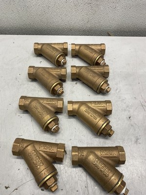 Keckley Style F-150 Y Strainer Lot of 8 3/4''