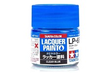 Tamiya Lacquer LP-68 Clear Blue Paint Jar 82168