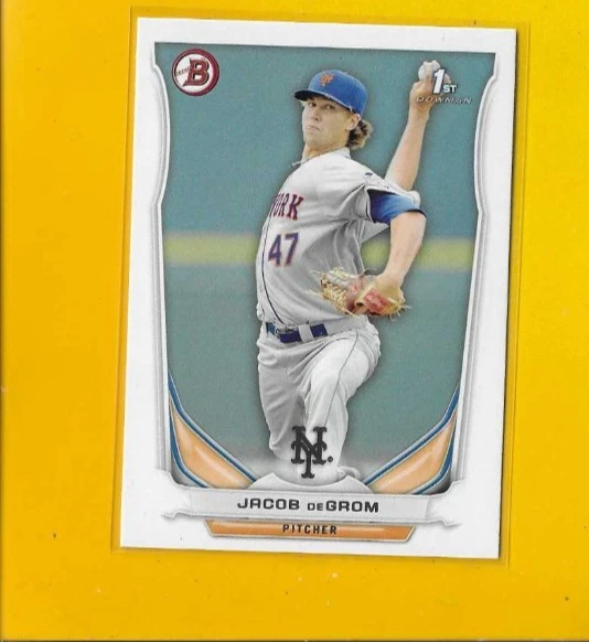 Bowman Jacob deGrom Baseball Sports Trading Cards & Accessories